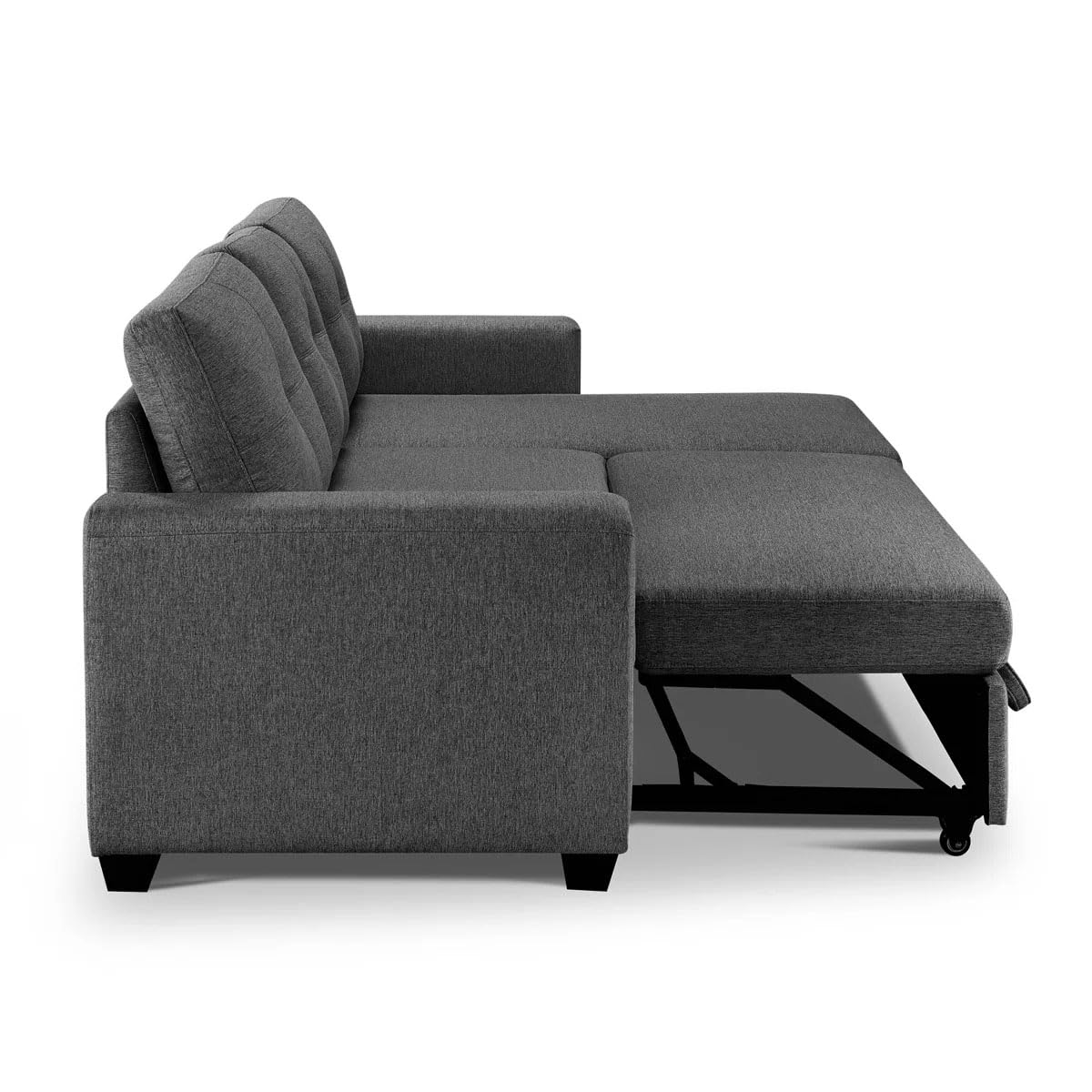 Eiram Floza 5-Seater RHS L Shape Sofa Cum Bed with Storage