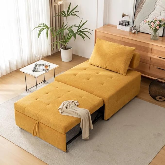 Eiram Calm Rest Adjustable Backrest Sofa Cum Bed