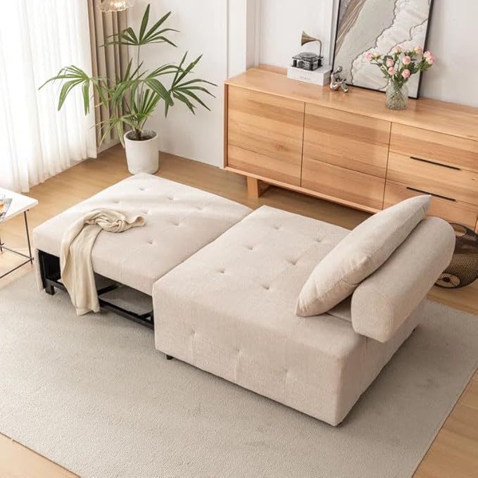 Eiram CalmRest Adjustable Backrest Sofa Cum Bed
