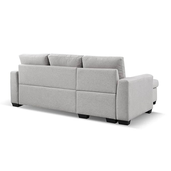 Eiram Floza 5-Seater RHS L Shape Sofa Cum Bed with Storage