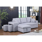 Eiram UrbanoFlex 5‑Seater Sofa Cum Bed with Storage