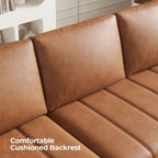 Eiram Berlin 5‑Seater L‑Shape Sofa Cum Bed with Hidden Storage & Magazine Pocket