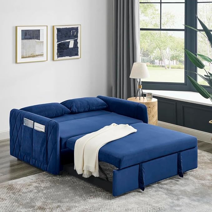 Eiram DuoNap 2‑Seater Sofa Cum Bed with Pull‑Out Bed