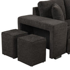 Eiram UrbanoFlex 5‑Seater Sofa Cum Bed with Storage