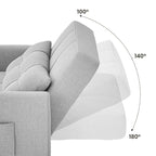 Eiram Zenfold 3-in-1 Sofa Cum Bed | Convertible Accent Chair
