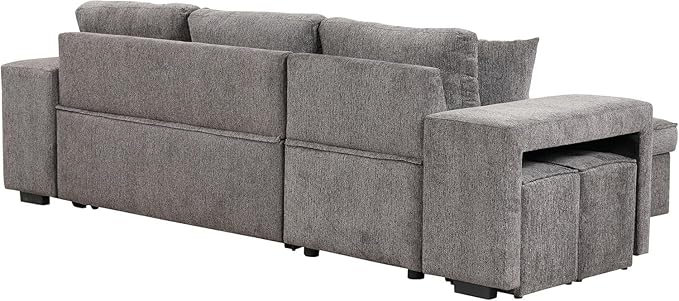 Eiram UrbanoFlex 5‑Seater Sofa Cum Bed with Storage