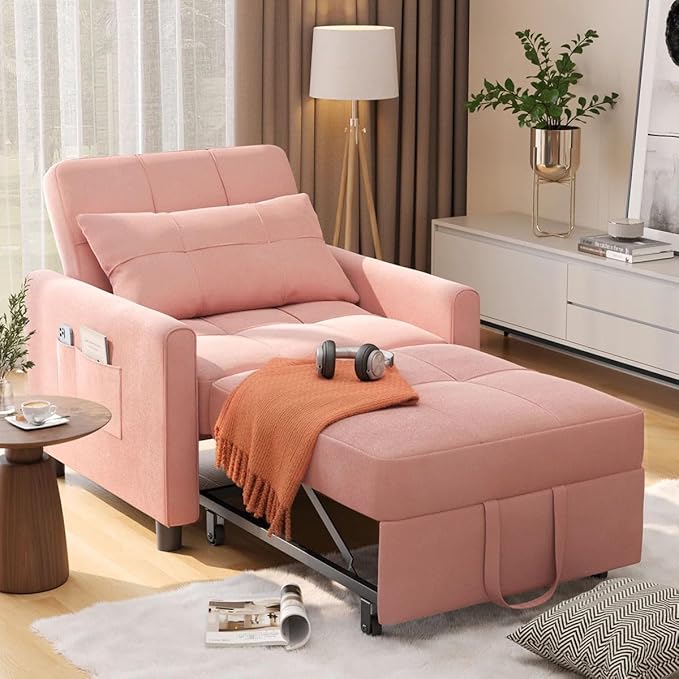 Eiram Zenfold 3-in-1 Sofa Cum Bed | Convertible Accent Chair