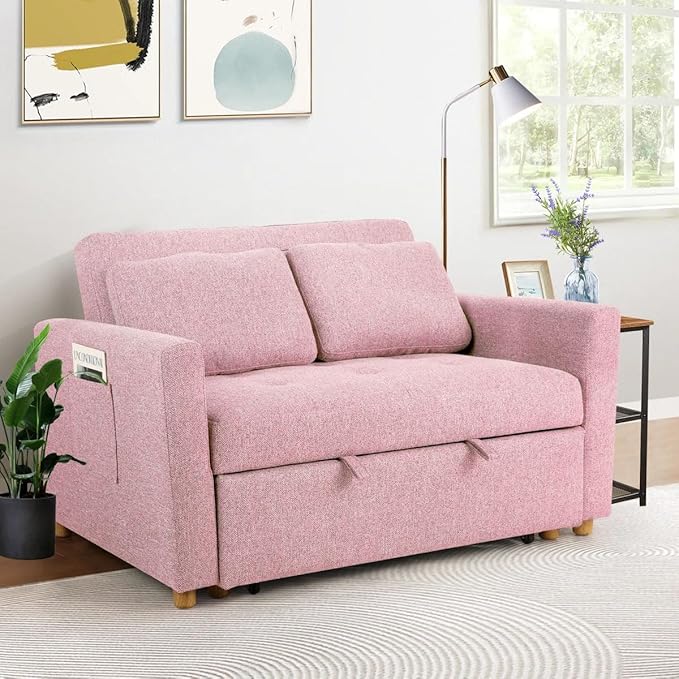 Eiram FlexiFold 3-in-1 Convertible Sofa Cum Bed for Living Room