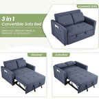 Eiram FlexiFold 3-in-1 Convertible Sofa Cum Bed for Living Room