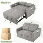 Eiram FlexiFold 3-in-1 Convertible Sofa Cum Bed for Living Room