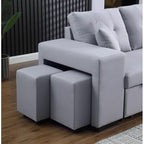Eiram UrbanoFlex 5‑Seater Sofa Cum Bed with Storage