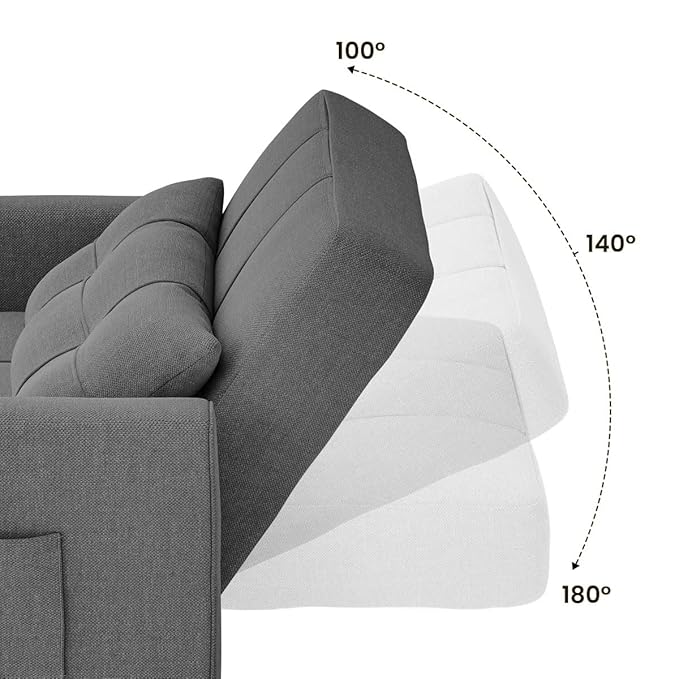 Eiram Zenfold 3-in-1 Sofa Cum Bed | Convertible Accent Chair