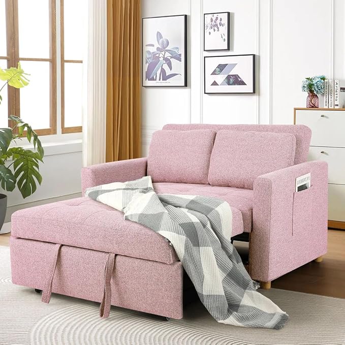 Eiram FlexiFold 3-in-1 Convertible Sofa Cum Bed for Living Room
