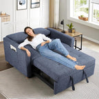 Eiram FlexiFold 3-in-1 Convertible Sofa Cum Bed for Living Room