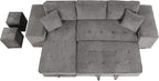Eiram UrbanoFlex 5‑Seater Sofa Cum Bed with Storage