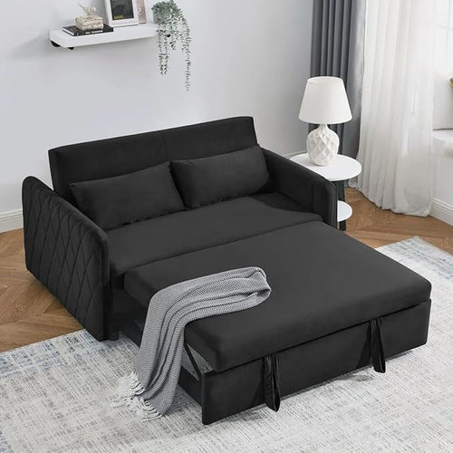 Eira DuoNap 2‑Seater Sofa Cum Bed with Pull‑Out Bed