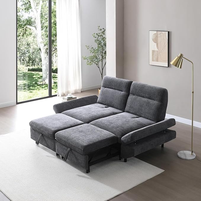 Eiram Dual Ease 3-in-1 Convertible Recliner Sofa Cum Bed
