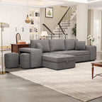 Eiram UrbanoFlex 5‑Seater Sofa Cum Bed with Storage
