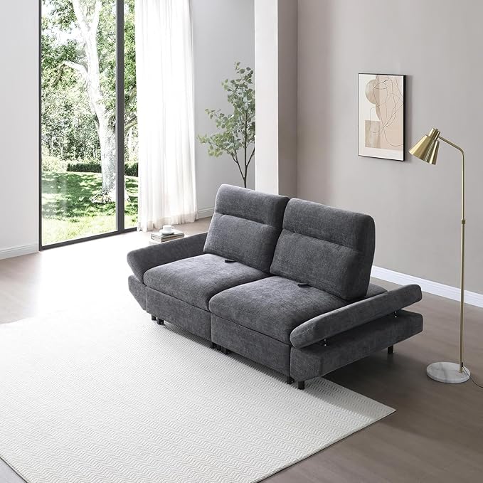 Eiram Dual Ease 3-in-1 Convertible Recliner Sofa Cum Bed