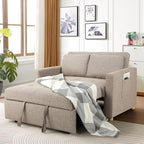 Eiram FlexiFold 3-in-1 Convertible Sofa Cum Bed for Living Room